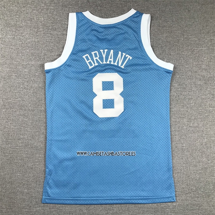 Kobe Bryant NO 8 Camiseta Nino Los Angeles Lakers Mitchell & Ness 2004-05 Azul